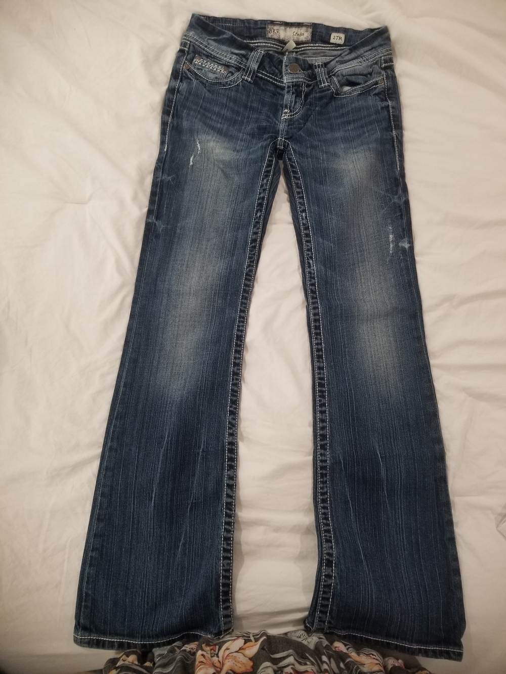 BKE Stella Flare Leg Women's Size 27 Dark Blue Jeans